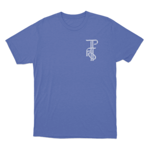 The Place After Logo Unisex T Shirt Blue
