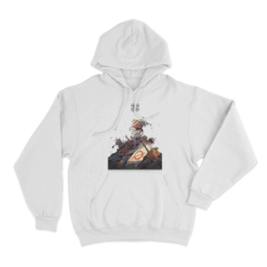 Theyre Only Chasing Safety Cover Unisex Hoodie White