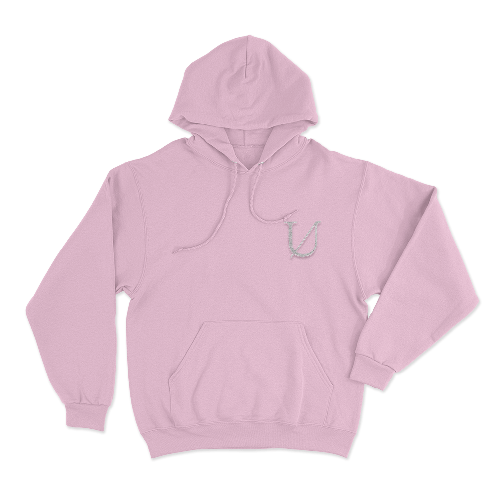 Underoath Logo Unisex Hoodie Pink Underoath Logo Unisex Hoodie Pink
