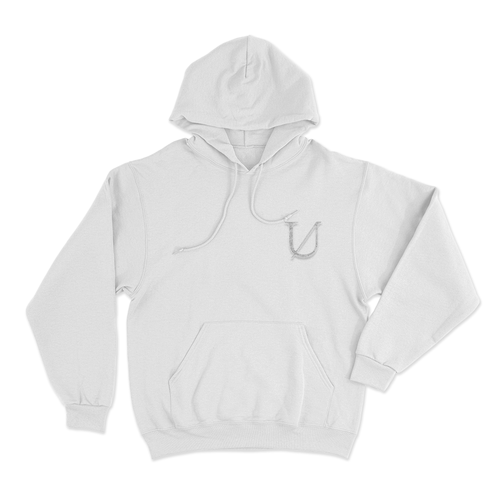 Underoath Logo Unisex Hoodie White Underoath Logo Unisex Hoodie White
