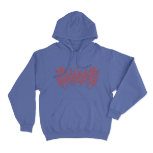 Underoath Metal Logo Unisex Hoodie Blue