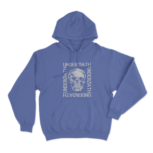 Underoath Skull Unisex Hoodie Blue