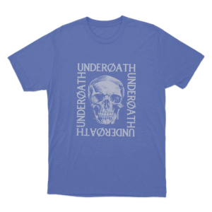 Underoath Skull Unisex T Shirt Blue
