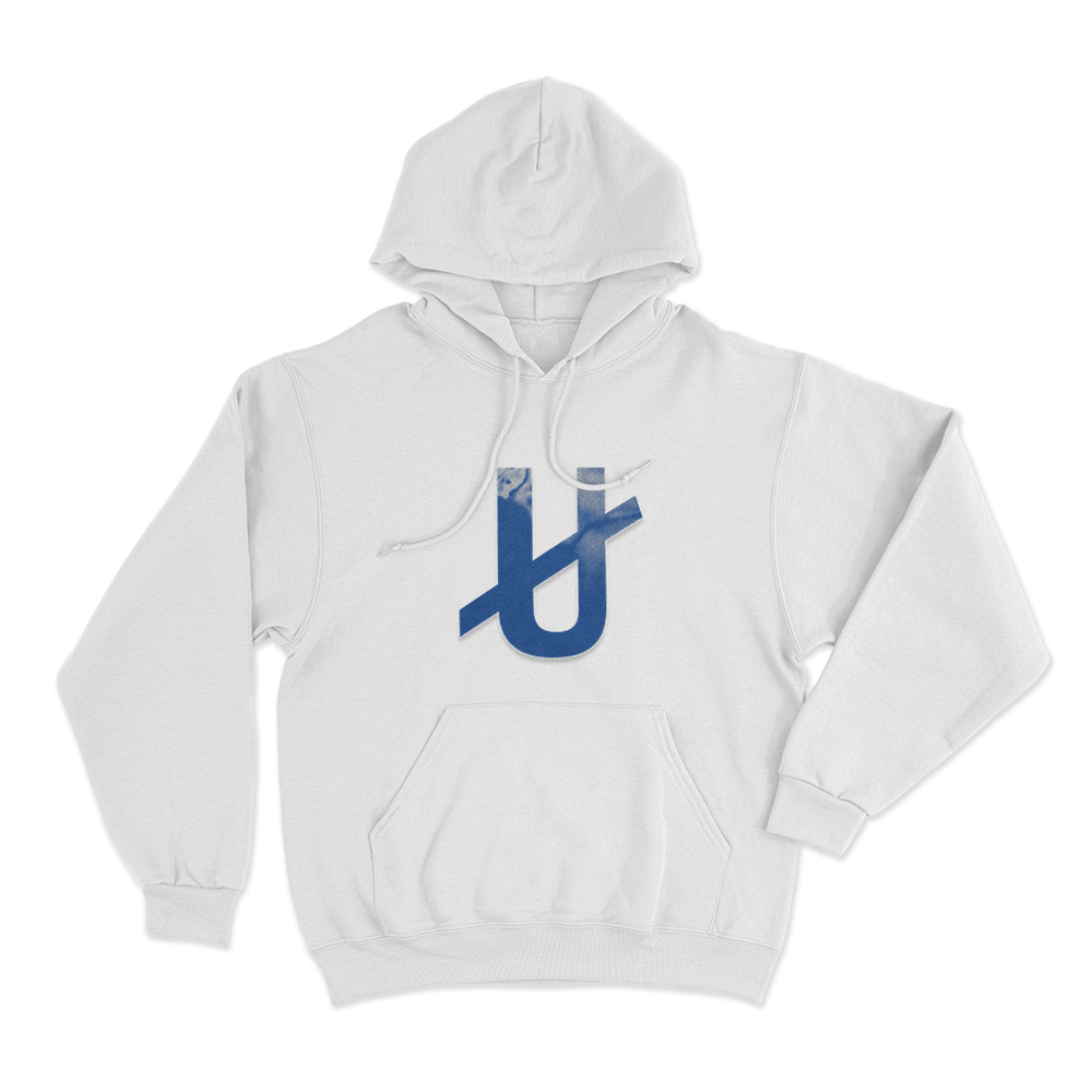Underoath U Logo Unisex Hoodie White Underoath U Logo Unisex Hoodie White